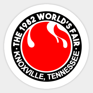 '82 World's Fair Logo - 6 Sticker